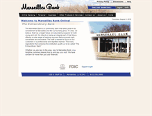 Tablet Screenshot of marseillesbank.com